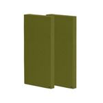 Timber Acoustics® Panels, Roxul Rockwool Absorption Panels, 2' x 4' x 2". NRC=0.90 [SET OF 2] (Green)