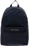 Tommy Hilfiger Men TH Skyline Backpack Hand Luggage, Blue (Space Blue), One Size