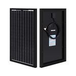 Renogy 30 Watt 12 Volt Monocrystalline Solar Panel for Battery Charging, Boat, Caravan, RV and Any Other Off Grid Applications, Compact Design, Black