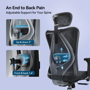 SIHOO Ergonomic Mesh Office Chair – Adjustable Lumbar Support