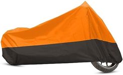 uxcell Motorcycle Cover Rain Dust Protector XXL for Harley Davidson Cruiser Sportster Fatboy Softail Dyna Super Glide