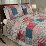 Lavish Home 2-Piece Mallory Quilt Set, Twin