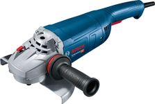 Bosch Professional Angle Grinder GWS 22-230 P (2200 W, Including Anti-Vibration Auxiliary Handle, Backing Flange, Locking nut, Protective Guard, Two-Hole Spanner, in Cardboard Box)