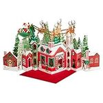 Hallmark Paper Wonder Pop Up Jumbo Christmas Card - Santa and Sleigh Scene Design, 25575528, Multicoloured