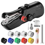 Handheld Sewing Machine, Handheld Sewing Machine,Mini Portable Electric Sewing Machine for Beginners Adult (Black)