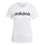 adidas womens Linear T-Shirt White/