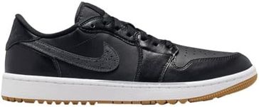 NIKE Air Jordan 1 Low G Golf Shoes (DD9315-005, Black/Gum Medium Brown/White/Anthracite) Size 11.5