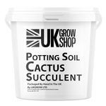 UK GROW 1L Bucket of Cacti/Succulent Potting Compost Mix and Enriched with Perlite 1L 2L 3L 5L 10L 20L (1L)