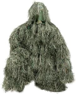 SHENKEL Stealth Ghillie Suit Green Camo Forest Camo Ghillie Suits Sniper Hunter ghillie-001wl