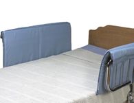 Skil-Care Half-Size Vinyl Bed Rail Pads, 36" L x 14" W x 1" D - Protects Against Bruising & Entrapment, Velcro Closures, Easy to Clean, 401090