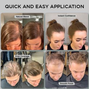 THICK FIBER Hair Fibres, Medium Brown – Instant Hair Thickening