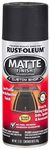 Rust-Oleum 263422 Automotive Matte Finish Spray Paint (340 g, Black)