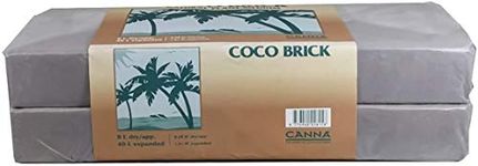 Canna Canna Coco Brick 40l Expandable Natural Plant Medium Soil Substrate, 40 Liter Expanded - 8 Liter Dry, Reusable (1)