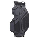 TaylorMade Pro 8.0 Cart Bag, Charcoal Black Cart Bag, Charcoal, One Size