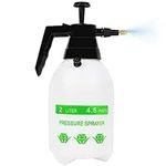 Greenco Lawn and Garden Pump Sprayer (0.5 Gallon), Handheld Pressurized Sprayer Bottle, Spray Bottle with Adjustable Nozzle for Plants and Other Cleaning Solutions