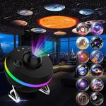 FlyLily Galaxy Projector, 13 in 1 HD Planetarium Galaxy Star Projector for Bedroom, Star Projector Galaxy Light with Timer, Meteor & RGB Lighting Effects, Galaxy Light Projector for Kids, Adults