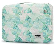 Kinmac 360 Degree Protective Waterproof Laptop Case Bag Sleeve (13 inch-13.3 inch, Green Leaf)