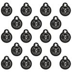 Panther Vision Button LAMP Adhesive LEDs Light Package - Lightweight, Ultra Small, Ultra Bright LED Utility Lights - 18 Pack (BL-7776),Black