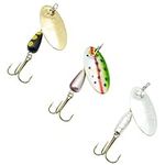 Panther Martin WT3 Western Trout Spinners Fishing Lure Kit - 1/8 oz - Assorted - Pack of 3