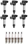 ENA Pack 6 Ignition Coil with 6 Iri