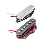 Artec Alnico 5 Tele Pickups Guitar Neck Bridge Pickups Set for Telecaster Style Electric Guitar