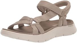 Skechers Women's Go Walk Flex Sandal-Sublime Sport, Taupe, 8 US