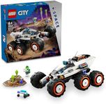 LEGO® City Space Explorer Rover and Alien Life 60431 Toy Building Kit for Kids,for Boys and Girls Aged 6 Plus with 2 Minifigures, Robot and Extraterrestrial Figures and Planet Scene