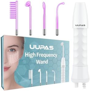 High Frequency Facial Wand-UUPAS Portable Handheld High Frequency Facial Machine Skin Facial Wand with 4 Violet Tubes