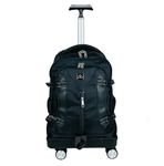 EB EVER BEST-Series Of Bags EverBest Travel Laptop Backpack, Business Backpacks, Water Resistant Bag for Men & Women (Black (with Wheels)