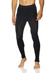 Sundried Men's Performance Training Tights for Gym Yoga Sports Running - Mens Winter Leggings (Black, XL)