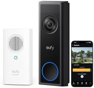 eufy Security Video Doorbell Camera Wireless C31 with Chime, 2K FHD, Dual Power Options, Live Video Call, Easy Installation, Quick-Release Battery, 24/7 Recording, No Monthly Fee