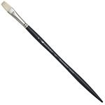 Winsor & Newton Artists' Oil Hog Paint Brush, Long Handle Size 8, Flat