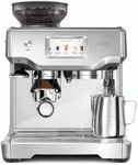 Sage The Barista Touch Machine, Bean To Cup Coffee Machine With Milk Frother, Ses880Bss - Brushed Stainless Steel