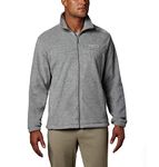 Columbia Men's Steens Mountain Full Zip 2.0, Light Grey Heather, Large