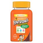 FLINTSTONES Kids Multivitamin Gummies Plus Immunity Support- Multivitamins for Kids, Kids Multivitamin Gummy With Zinc and Extra Vitamin C‡, Free of Artificial Sweeteners, Free of Aspartame, Free of Synthetic FD&C Dyes, 60 Gummies