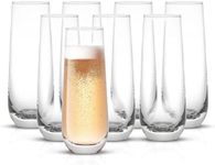 JoyJolt Milo Stemless Champagne Flu