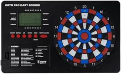 KOTO – Pro Dart Scoreboard Electronic with 32 Games, Digital LED Display & Wall Mount, Up to 8 Players, Battery Powered