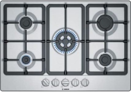 Bosch Home & Kitchen Appliances Bosch PGQ7B5B90 Gas hob, 75 cm, Stainless steel, Serie 4, Built in