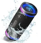 TREBLAB HD77 - Portable Bluetooth Speaker - Powerful 360° Sound, 30W Audio with Impactful Bass, 20H Battery, IPX7 Waterproof, Shockproof, TWS Stereo, Speaker Bluetooth Wireless for Outdoor, Beach Pool