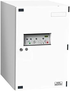 Burg-Wächter Paketbox eBoxx für draußen, für alle gängigen Paketdienste, Witterungsbeständig, verzinkter Stahl, 98 l Volumen, E 634 S, Weiß (ähnlich RAL 9010)