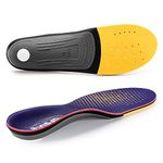 TOPSOLE High Arch Support Orthotic Insoles Plantar Fasciitis Insoles Relieve Arch Heel Foot Pain, Flat Feet Orthopedic Inserts, Shock Absorption Comfortable Support Insoles for Men Women 29cm