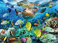 Ravensburger Underwater Paradise 150 Pieces Jigsaw Puzzle for Kids Age 7 Years Up, 49 x 36 cm, Grey