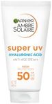 Garnier Ambre Solaire Anti-age, Face Protection Cream SPF50, Super UV, 50ml