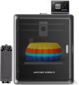 ANYCUBIC Kobra S1 3D Printer – High-Speed FDM, Auto Leveling