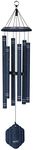 Arabesque by Wind River - 36 inch Sapphire Wind Chime for Patio, Backyard, Garden, and Outdoor décor (Aluminum Chime) Made in The USA