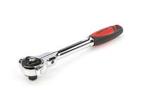 TEKTON 1491 3/8-Inch Drive by 9-Inch Quick-Release Swivel Head Ratchet, 72-Tooth Round Head