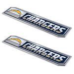 NFL - Los Angeles Chargers 2 Piece Heavy Duty Alumnium Truck Emblem Set