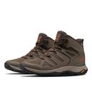 THE NORTH FACE Men's Hedgehog Fastpack II Mid WP, Bipartisan Brown/Coffee Brown, 10.5 D