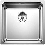 BLANCO ETAGON 500-U – Stainless Steel Kitchen Sink for 60 cm Wide Base Units – Undermount – Stainless Steel Satin Polish – 521841