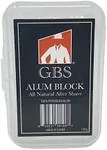 G.B.S Alum Block All Natural Deodorant- After Shave An Essential For Every Wet Shaver Remedy For Nicks cuts caused By shaving Pack of 1 (Alum Block All Natural Deodorant With Case)